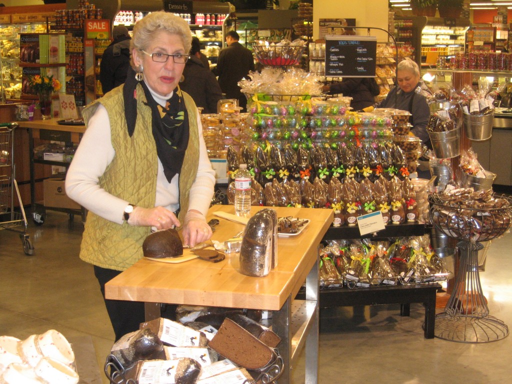 Michaele introduces Manhattan shoppers to the wonders of Latvian rye bread.